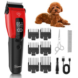 Hatteker Professional Pet Clipper Dog Hair Trimmer Cat Grooming Shaver Electric Charging Pet Cutting