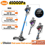 INSE S9X 45Kpa Powerful Cordless Stick Vacuum with LED Display 55mins