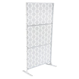 1.9m/ 6.2ft Privacy Screen Outdoor Decorative Panels Planter Wall Metal Fence Panels Modern Privacy Screen