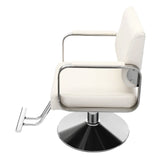 Professional Salon Chair Adjustable Height 360 Swivel Ergonomic PU Cushion 440lbs Capacity for Hair Beauty