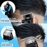 Solimpia Groin Area Hair Trimmer Lawn Mower Ceramic Blade Waterproof Wet Dry Clippers Pubic Armpit Body