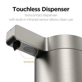 Automatic Liquid Soap Dispenser Stainless Steel Touchless Hand Soap Dispenser with Waterproof IPX5 Soap Disp