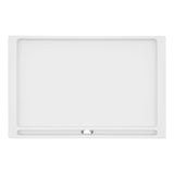 6-Pack Foldable Lap Desks with Device Slots, White PP Tray Table with Charging Port
