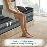 12 Inch Queen Mattress Luxury Hybrid 7-Zones Pocket Springs & Cooling Gel