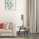 3-Way Touch Control Table Lamp, Dimmable Bedside Desk Lamp with Metal Base