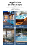 5000mAh Electric Rechargeable Robotic Swimming Pool Cleaners Automatic