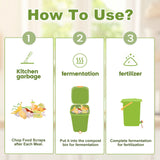 Wedyvko 20L Compost Bin Fermentation Tank Small Household Compost Box