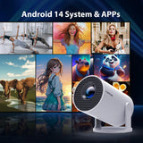 Magcubic Projector HY300 Pro 8K 1080P Outdoor Projetor Android 14 Dual