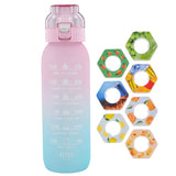 1000ML Fragrance Smelling Water Bottle Portable Air WaterUp Bottle Scent Straw