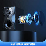 700 Watts Peak Power 5.1/2.1Wired Home Stereo Speaker System