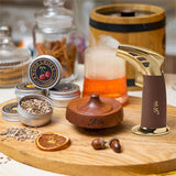 Whiskey Smoker Kit with Torch and Wood Chips, Cocktail Smoker for Old Fashioned