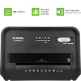 10-Sheet Crosscut Paper Shredder with 4-Gallon Pullout Wastebasket