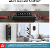 Herdio 5.25” 4PCS Flush Mount Bluetooth Ceiling Speaker System Max Power 600W Great For Humid Indoor
