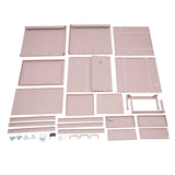 3 -Tiers  Vertical File Cabinet Metal Mobile File Cabinet with Lock Filing Cold-rolled Steel Cabinet Under Desk