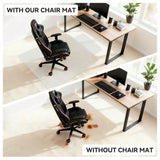 Office Chair Mat for Carpet with Lip Flat Shipping Heavy Duty Hard Clear Chair Mats