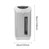 750W 110V Water Boiler, Grey Stainless Steel Tabletop Electric Water Boiler 4L/135oz