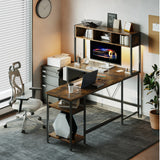 JHK 67" L Shaped Gaming Desk Corner Desks for Compact Spaces with Keyboard