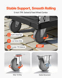 Foldable Push Cart Dolly, 1000 lbs Capacity, Folding Platform Truck with Swivel Wheels
