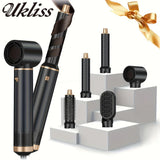 5 in 1 Hair Dryer Hot Comb Set Professional Curling Iron Hair Straightener Styling Tool For Professional