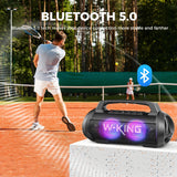 Wireless Loud IPX6 Waterproof Bluetooth Speakers w/ Subwoofer/Bass Boost