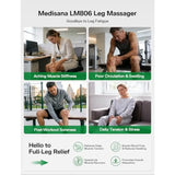 Full Leg and Foot Massager Compression Boots with 6 Modes and 3 Heat