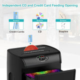 Paper Shredder, 16-Sheet Cross Cut with 4.76-Gallon Pull Out Basket, P-4 Security Level for Office