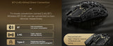 ATTACK SHARK R5 Ultra 8K Carbon Fiber Wireless Gaming Mouse with 42000 DPI-PAW3950 MAX Sensor
