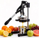 Heavy Duty Manual Citrus Juicer with Stainless Steel Cup, Easy to Use & Clean for Orange