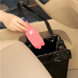 Car Trash Can Portable Storage Mesh Pocket Hanging Trash Can