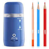 Automatic Electric Pencil Sharpener - Hands-Free Operation 3 Sharpness Modes 3-Second