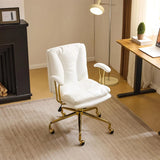 Home Office Desk Chair Comfy with wheels&Removable Armrests