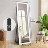 LED Full Length Mirror with Lights for Bedroom Dressing, Large Lighted