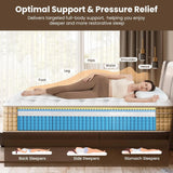 14 Inch Hybrid Queen Size Mattresses-Extra Hip/Shoulder/Lumbar Support