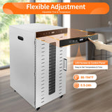 Food Dehydrator, 20 Layer Commercial Food Dehydrator, 1700W Large Capacity Food Dryer