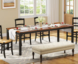 Tribesigns Dining Table for 6-8 People, 200cm Large Narrow Long Rectangular Kitchen Dinner Table