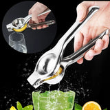 Stainless Steel Manual Juicer – Lemon & Orange Squeezer, Heavy-Duty Kitchen Tool
