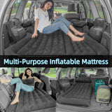 Universal SUV Air Mattress Camping Set, Inflatable Car Bed With Pump