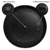 24' Wall Clock With Moving Gears Large Industrial Steampunk Metal Clock
