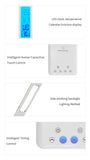 Folding Reading Desk Lamp USB Plug-In Desk Lamp 15W Wireless With Time