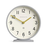 Modern Classic Round Mantel Clock Contemporary Style for Mantel Desk