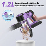 INSE S10P 6-in-1 Cordless Stick Vacuum with 26Kpa 350W Suction for Home