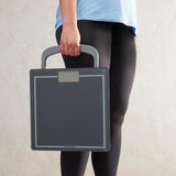 Digital Scale with Built in Folding Handle, The Ultimate On The Go Portable Bathroom Scale for Body Weight,