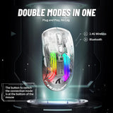 MAMBASNAKE x ATTACK SHARK X2PRO Wireless Gaming Mouse with Full Transparent