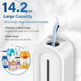 Touchless Soap Dispenser Wall Mount, 14.2oz Rechargeable Auto