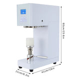 370W Commercial Beverage Sealer Machine, 4-6s Fast Sealing for Milk Tea & Cans