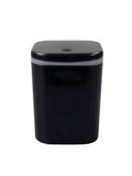 0.5 Gallon Plastic Trash Can With Lid Compact Desktop Waste Bin