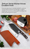 SHANGDAO Meat Cleaver Knife 7.8", Butcher Knife for Meat Cutting, High Quality steel