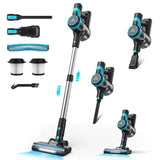 TASVAC 28KPa Cordless Vacuum Cleaner Powerful Suction 6-in-1 Lightweight
