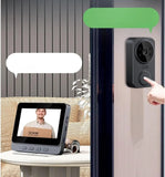 Smart Video Doorbell, 4.3-Inch Display for 2-Channel Audio Intercom