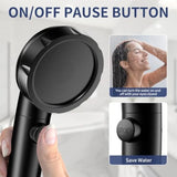 On/Off Pause Camper Shower Head with Filters Detachable Shower Head with filtrate High Pressure
